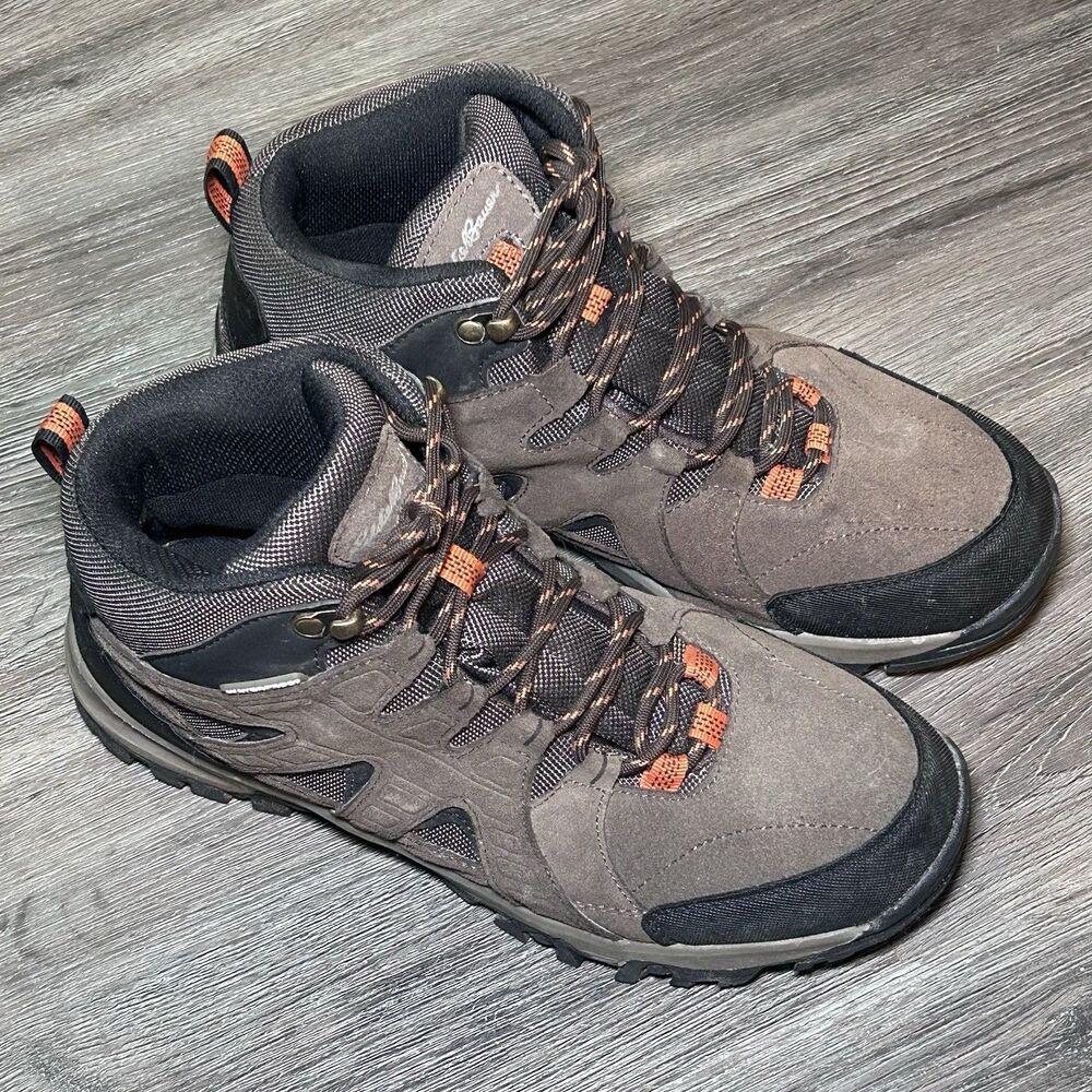Eddie Bauer Men's Waterproof Brown Sz 9 Hiking Boots - Harrison